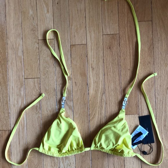 Brand New BCBG Women's 2-piece yellow string bikini - Picture 8 of 14